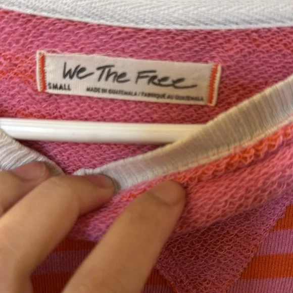 Free People We The Free | Classic Striped Oversized Crewneck | Small - Picture 11 of 16